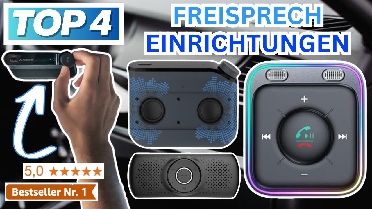 Beste AUTO FREISPRECHEINRICHTUNGEN (Testsieger 2026) | Top 4 Auto Freisprecheinrichtungen Vergleich