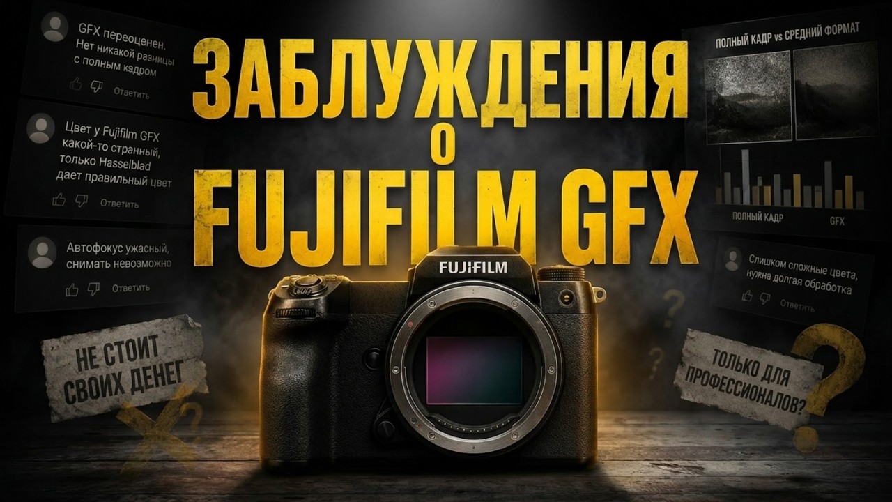 Заблуждения о Fujifilm GFX