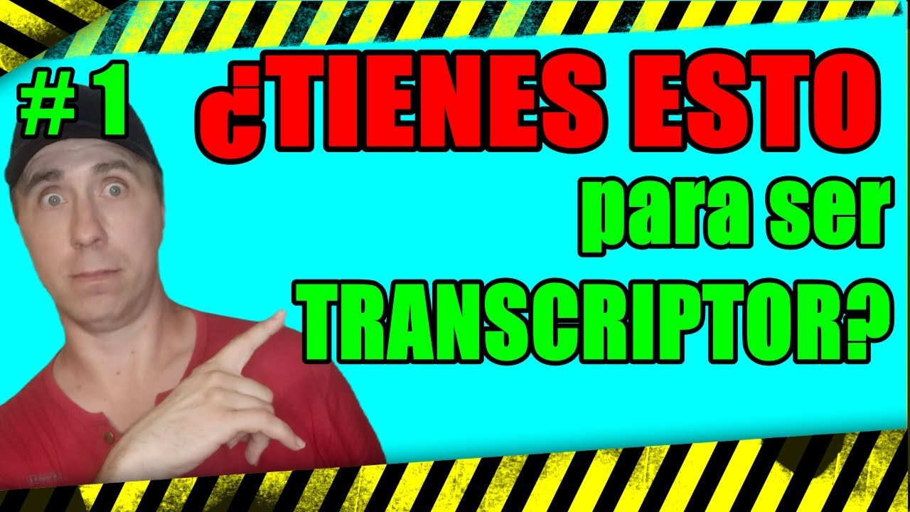 Curso de Transcriptor Gratis 1️⃣ ¿Qué es un transcriptor?