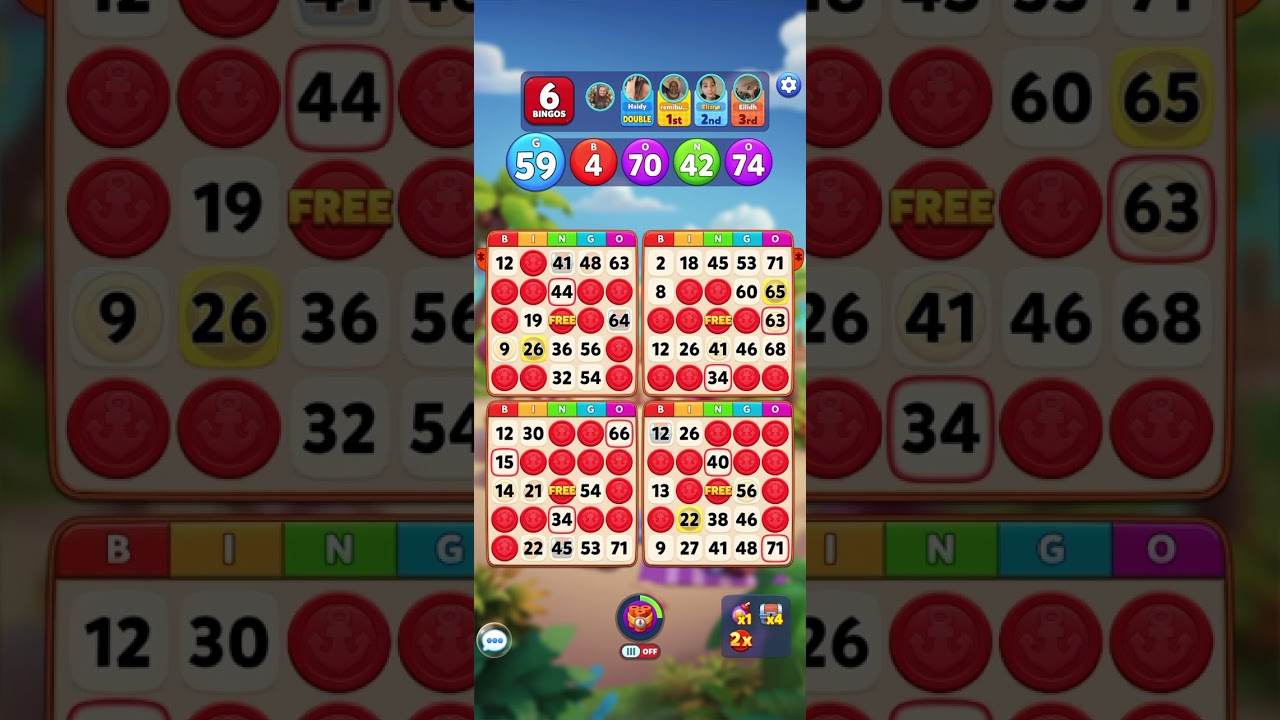 Bingo voyages # games @bubblegame-t6y 