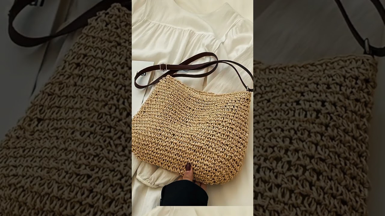 #temu #topproducts #Summer #Rattan #Crossbody #Bag