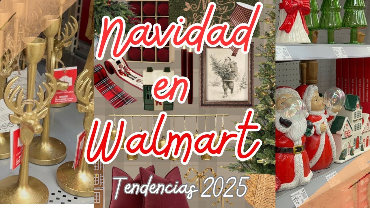 Navidad en Walmart🌲Encontre cosas hermosas♥️