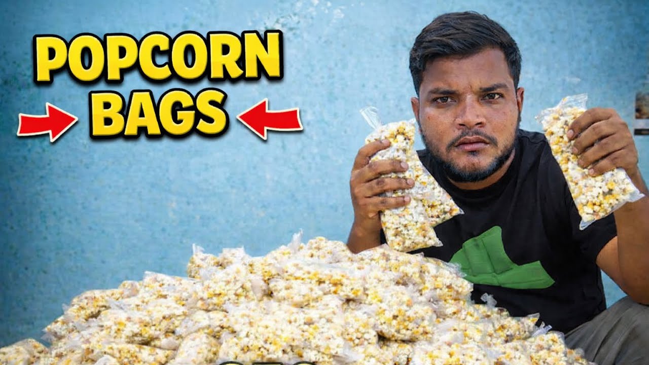 Ek Din Me 350 Popcorn Packet Bana Diye 😱 | Itne Saare Popcorn Ka Kya Hua?