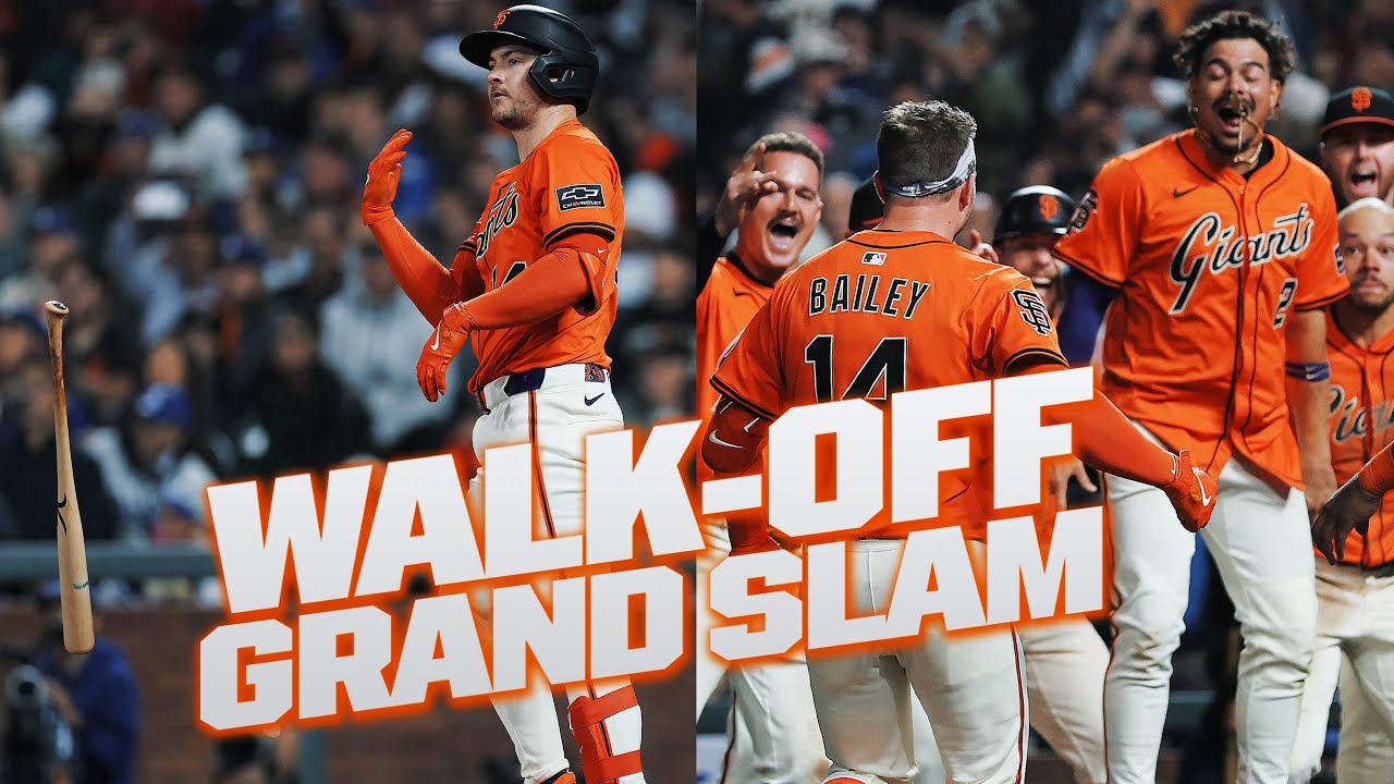 WALK-OFF GRAND SLAM for Patrick Bailey vs. the Dodgers in EXTRA INNINGS! 😤