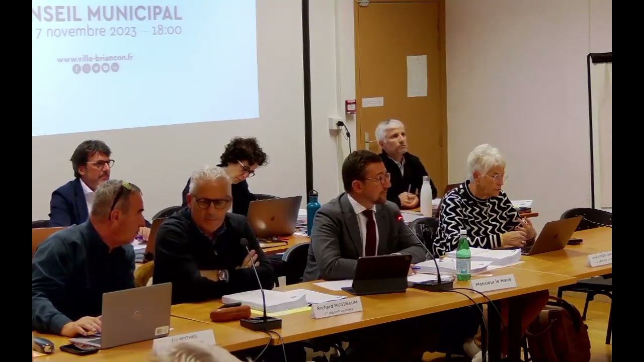 Conseil Municipal du 7 novembre 2023