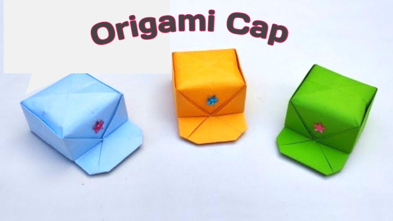 How to Make a Origami Cap | Origami Paper Cap Folding Beginner | Easy Making Origami Cap.