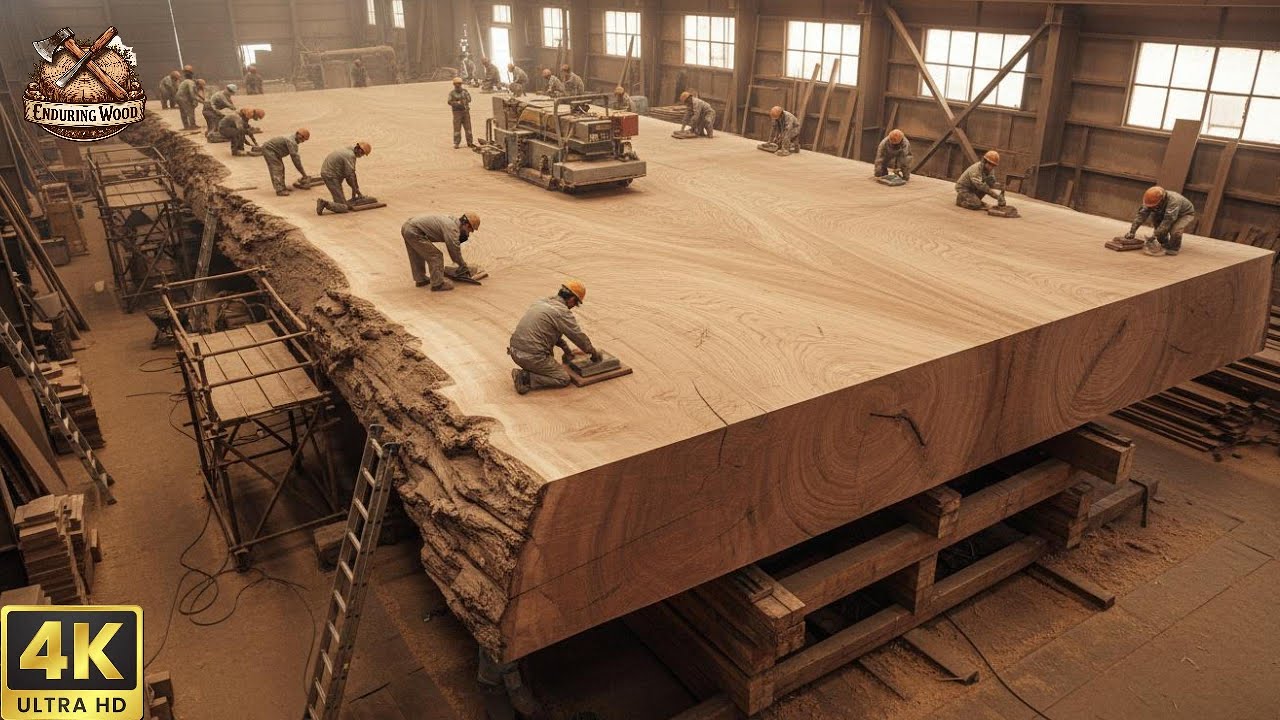 Inside the Giant Wood Factory | Extreme Processing of Massive Logs