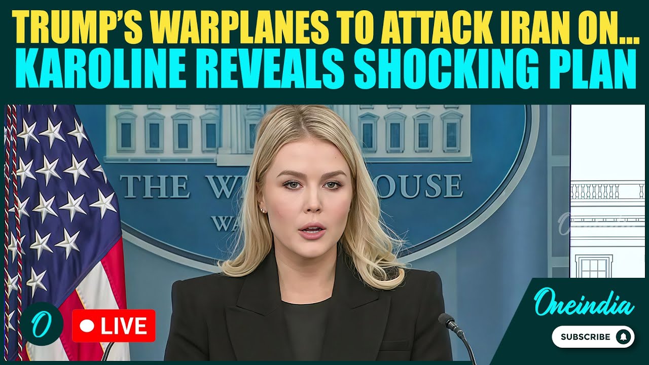 White House LIVE | Karoline REVEALS Trump&rsquo;s BOMBSHELL Iran Attack Plan | US&rsquo; Greenland Strategy Out