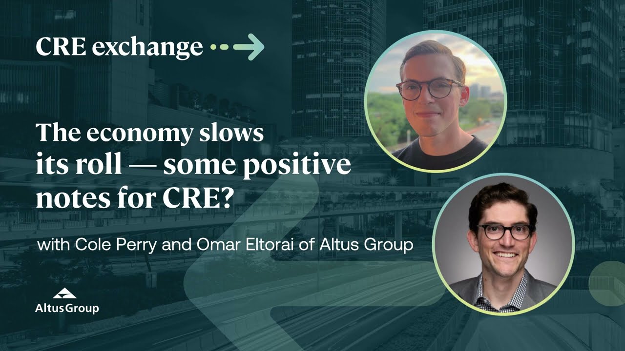 CRE Exchange Podcast - EP 26 - Economy slows its roll - some positive notes for CRE?