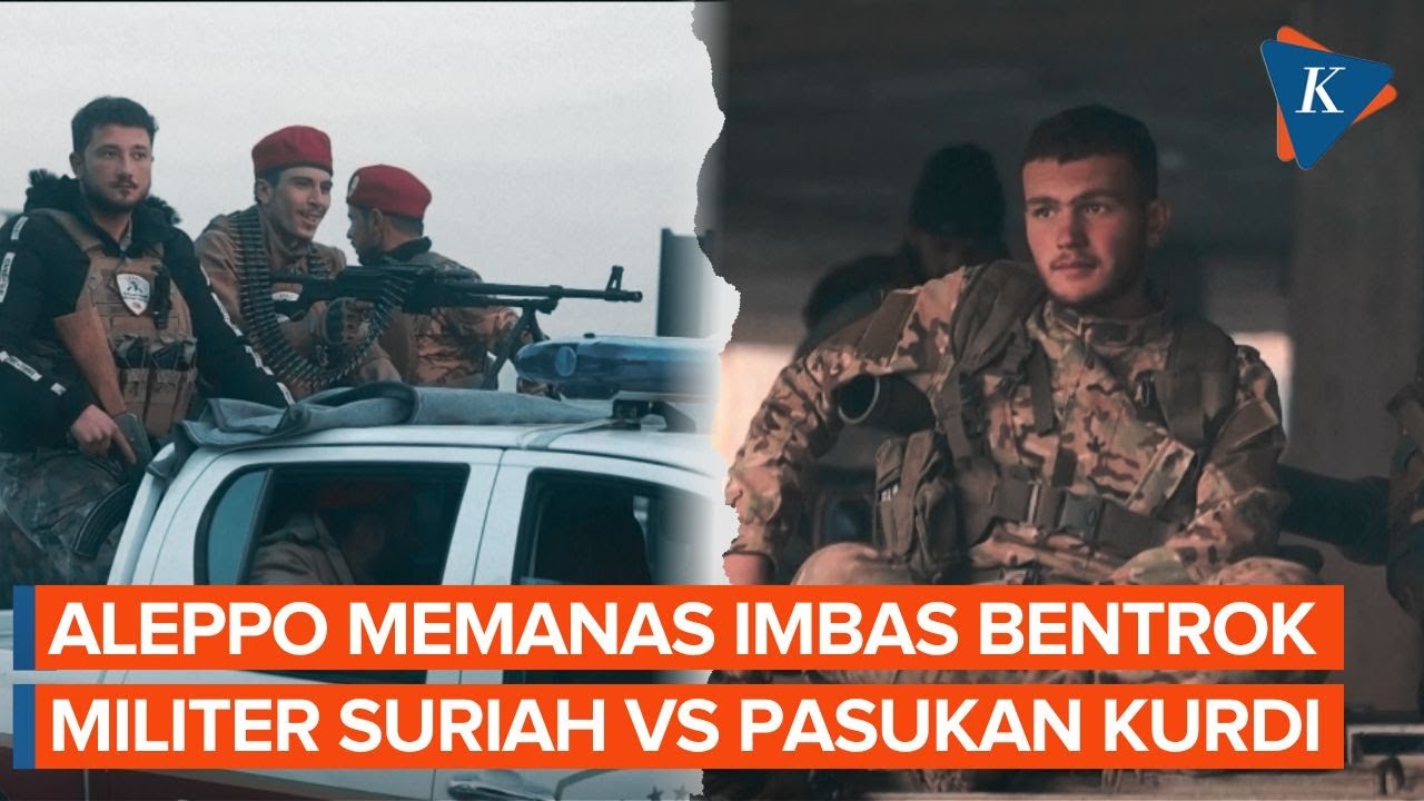 Aleppo Memanas, Bentrokan Militer Suriah Vs Pasukan Kurdi Paksa Eksodus Ratusan Ribu Warga