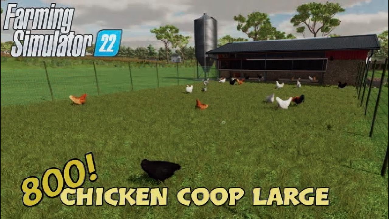 FS22  New Mod (console): Chicken Coop Large | Mods in the spots # 259