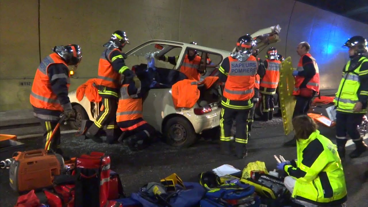 Exercice Plan ORSEC - Tunnel de Chamoise (01)