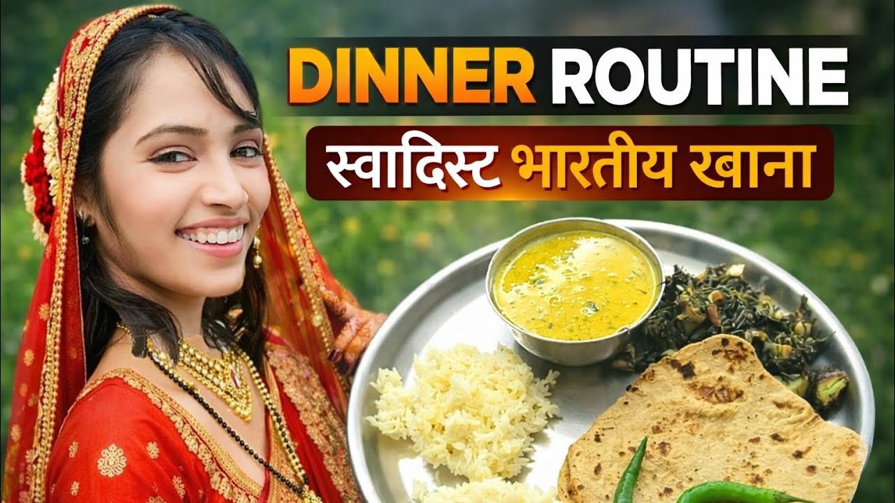 Simple Ghar Ka Dinner Thali | Dal Roti Chawal Sabzi🤤🤤 @shreyasrivastava-z6m7q 