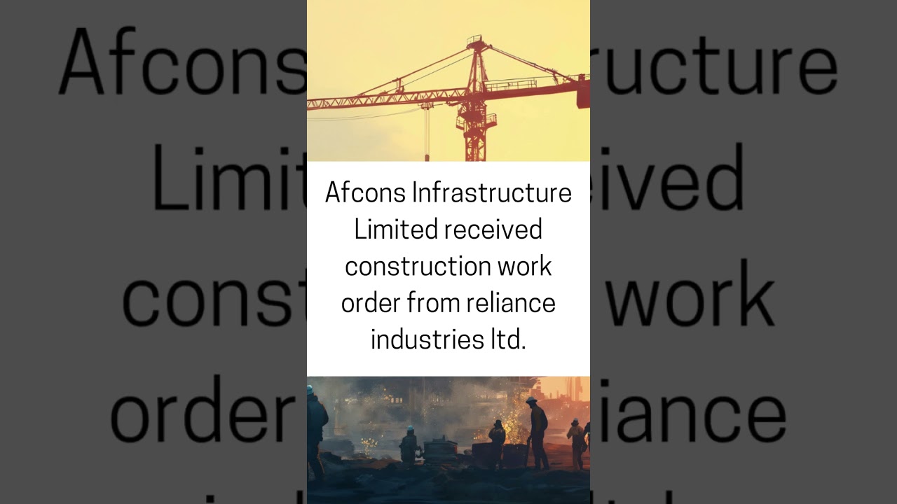 Afcons Infrastructure Limited Company update 7th June 2025