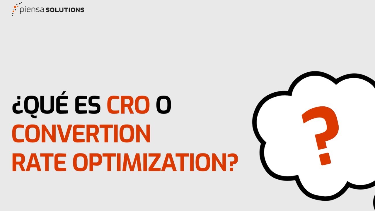 &iquest;Qu&eacute; es CRO (Conversion Rate Optimization)?