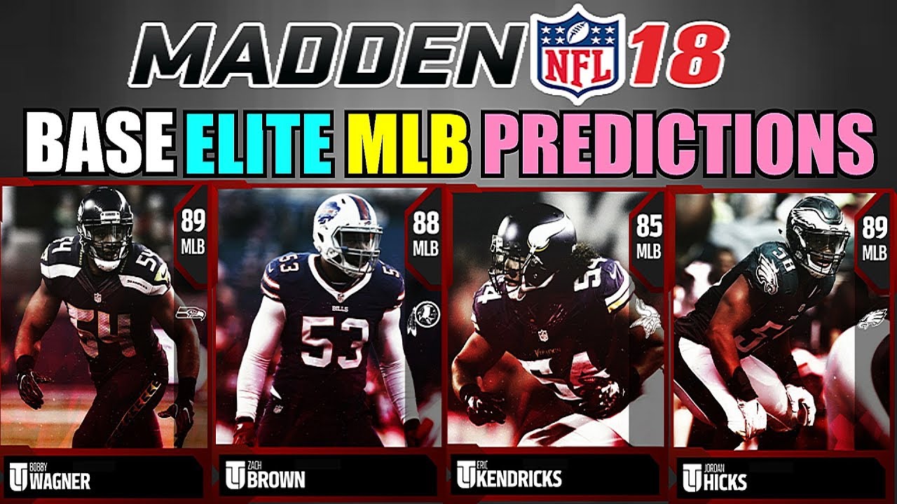 MADDEN 18 BASE ELITE MLB PREDICTIONS! MADDEN 18 ULTIMATE TEAM
