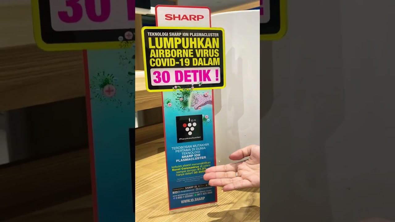 AIRPURIFIER SHARP - Fpj30ya #plasmacluster#AirPurifier#ReviewAirPurifier#ReviewAc#ACSharp