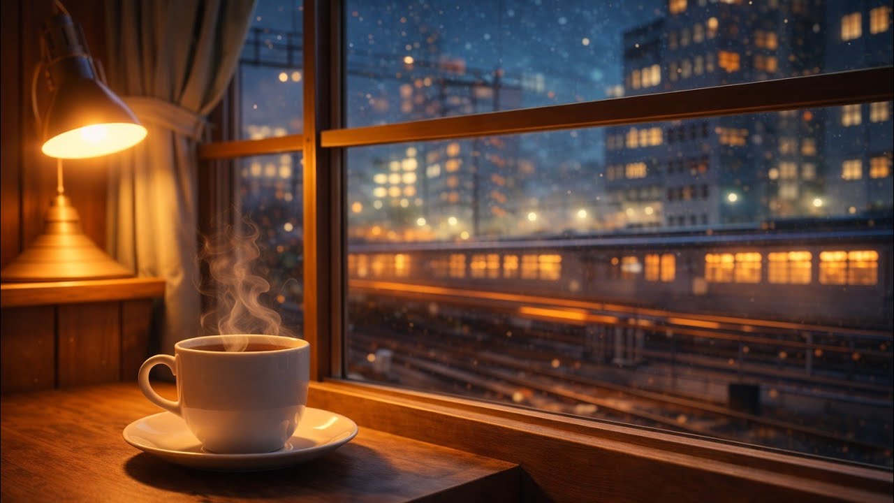 Late Night Lofi 🌙 | Cozy Window & Soft Beats