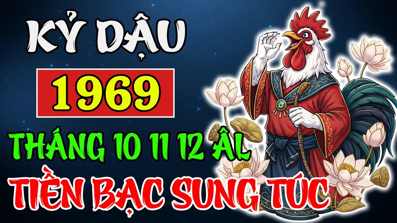 Tuổi Kỷ Dậu 1969 Cuối Năm 2025 | Đại Hỷ Liên Miên, Công Danh Tỏa Sáng Ba Tháng Liền!