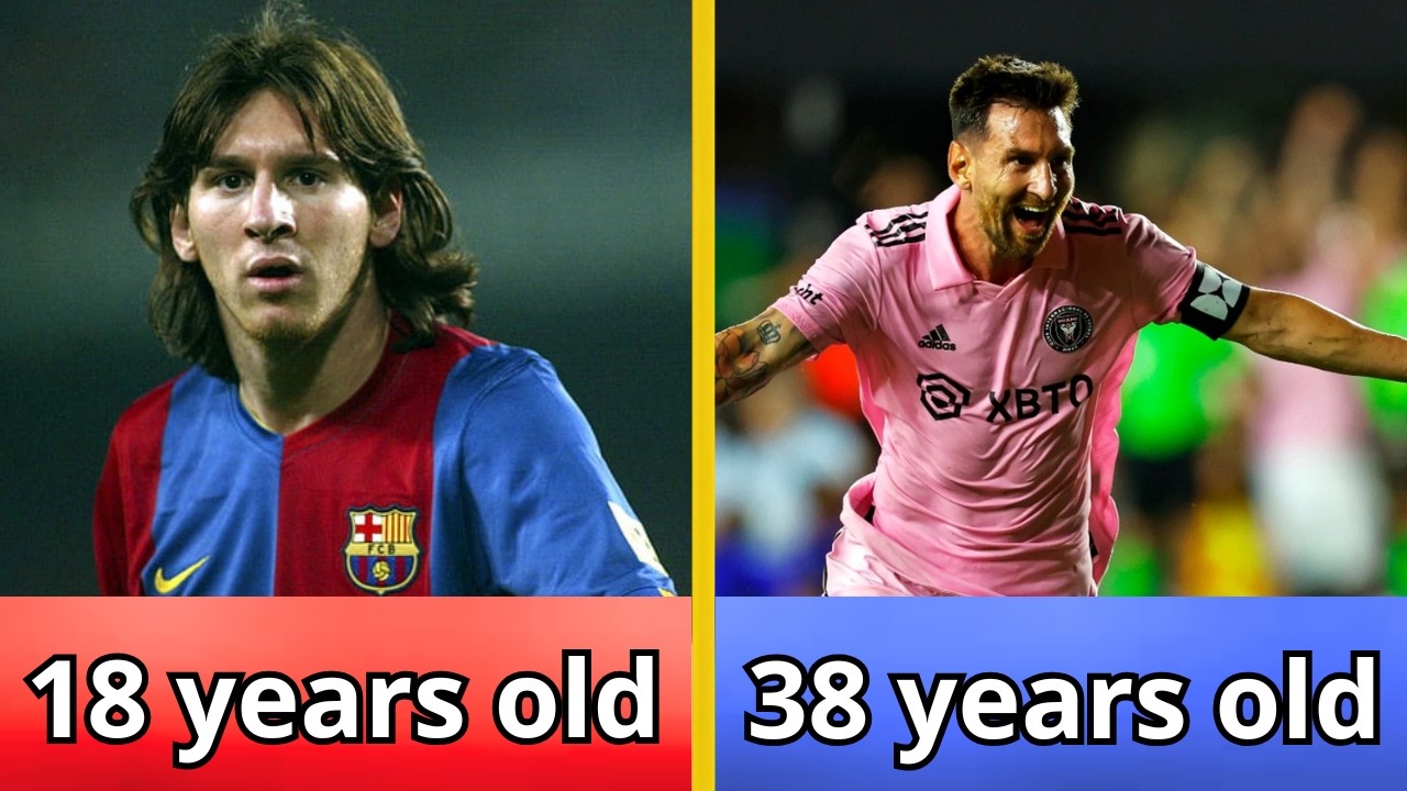 Lionel Messi's Best Goal by Age (17&ndash;39 Years Old)