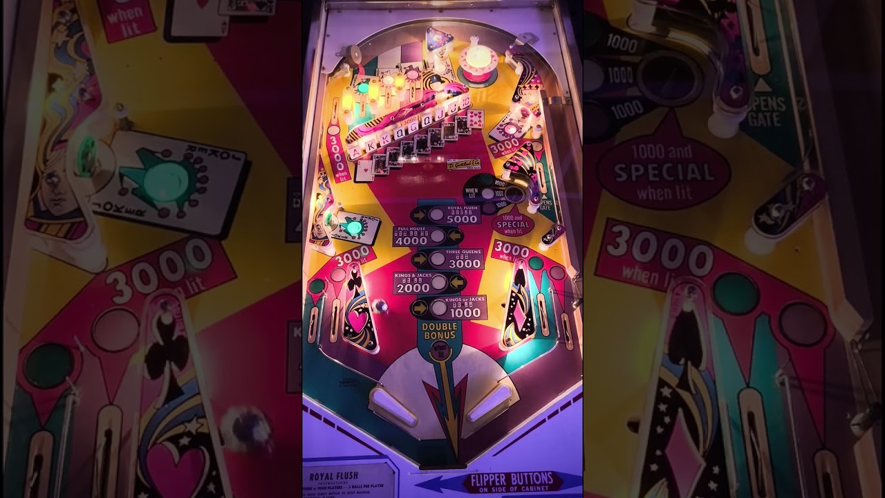 Pinball Gottlieb - Royal Flush 1976