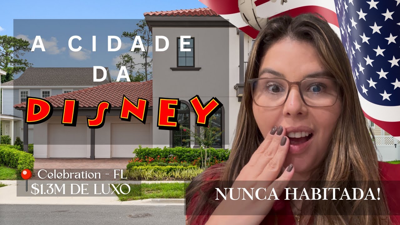 TOUR COMPLETO: Mansão NOVA em Celebration, a cidade da Disney, FL! 🏰✨🔑