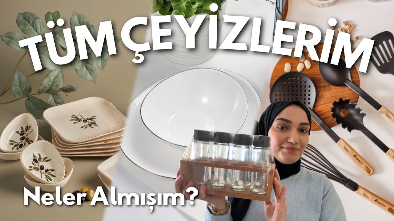 TÜM ÇEYİZLERİM 📦 🫶🏼 | Neler Almışım? | Kutu Açılımları