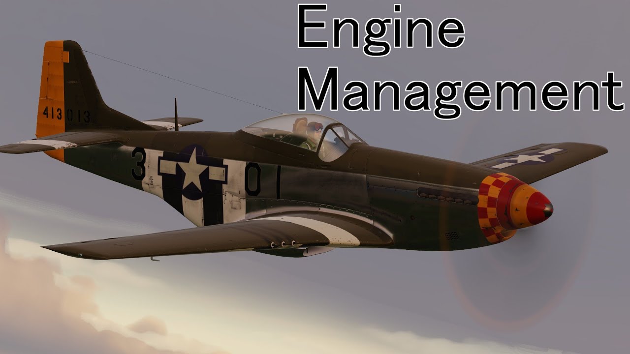DCS P-51D Engine Management
