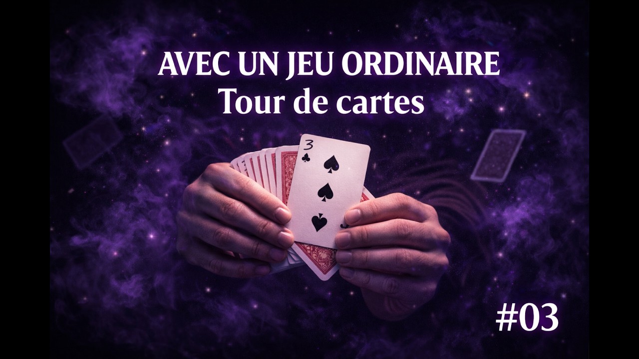Tour de carte facile | Apprendre la magie à la maison