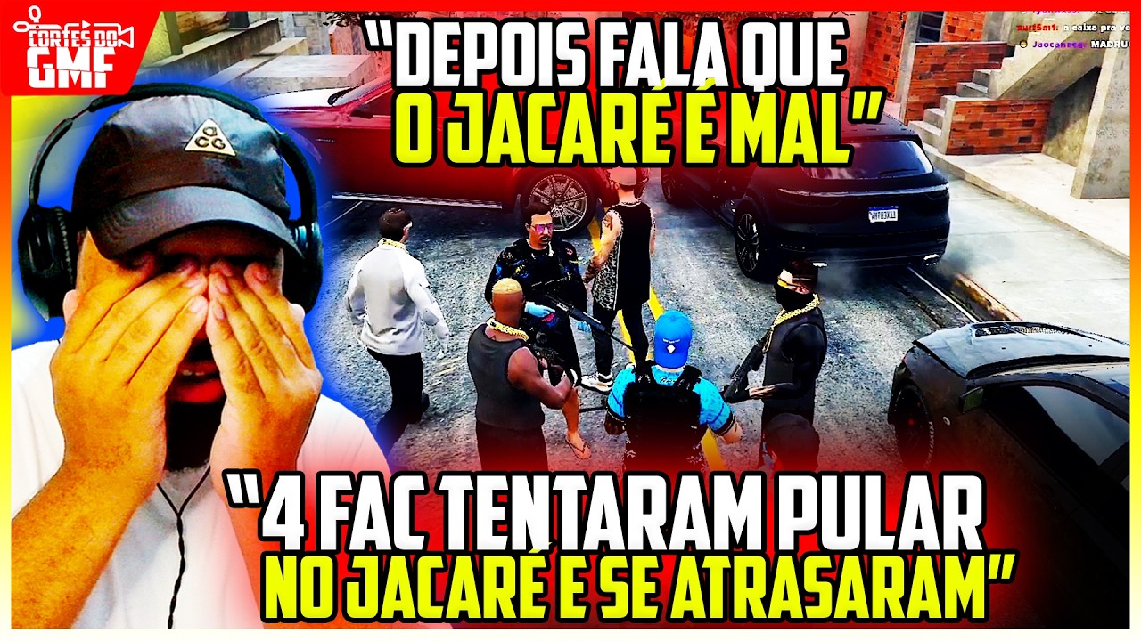 MUITA TR3TA!😱 JACARÉ SOLTOU O VERBO APÓS SER a UPP ser INVADIDA na CAPITAL CITY NO GTA RP