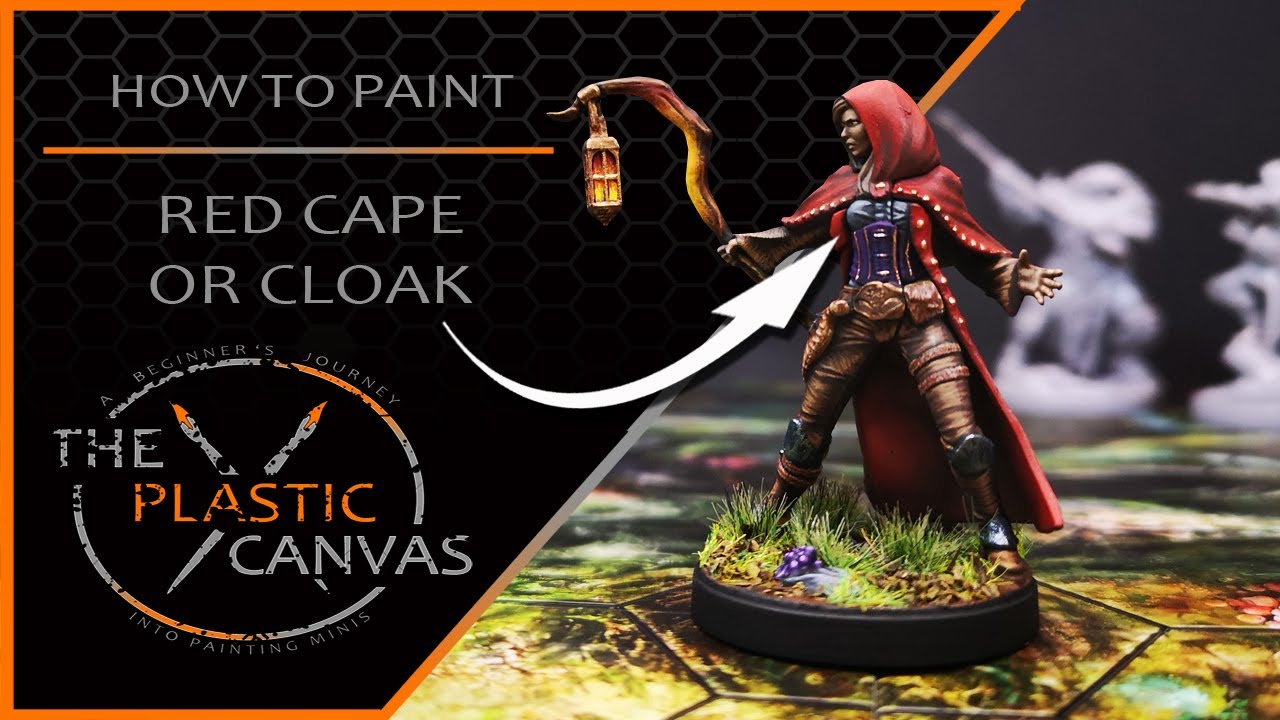How To Paint - Red Cape Or Cloak