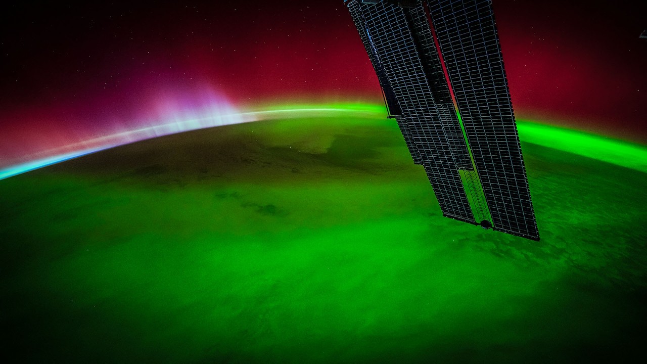 ISS Timelapse - Aurora Sweeps Over Europe (19 Jan 2026)