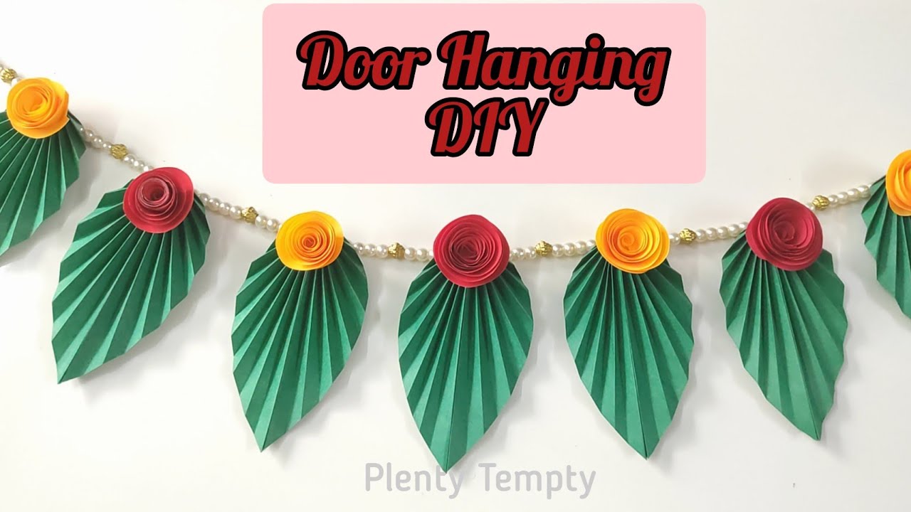 DIY Diwali Decoration Idea / Door Hanging Toran / Diwali Paper Craft Decoration / Diwali Craft Ideas