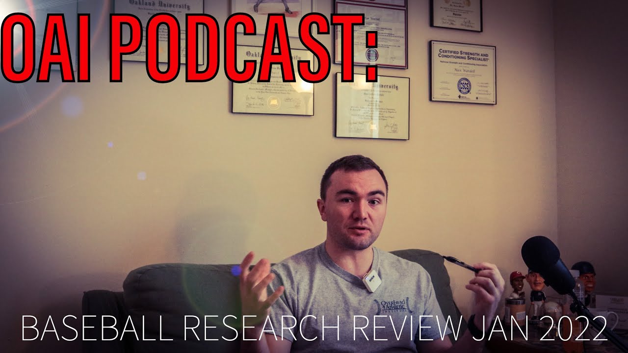 Throwing Biomechanics and Return to Sport Baseball: Research Review - Jan 2022