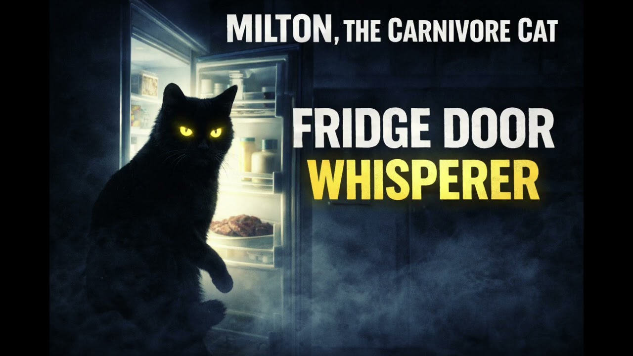 Милтон, кот-хищник | Заклинатель дверцы холодильника 🐾🥩