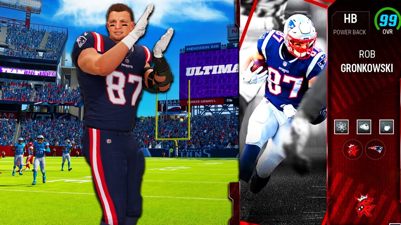 EA Made HB Rob Gronkowski 4'10