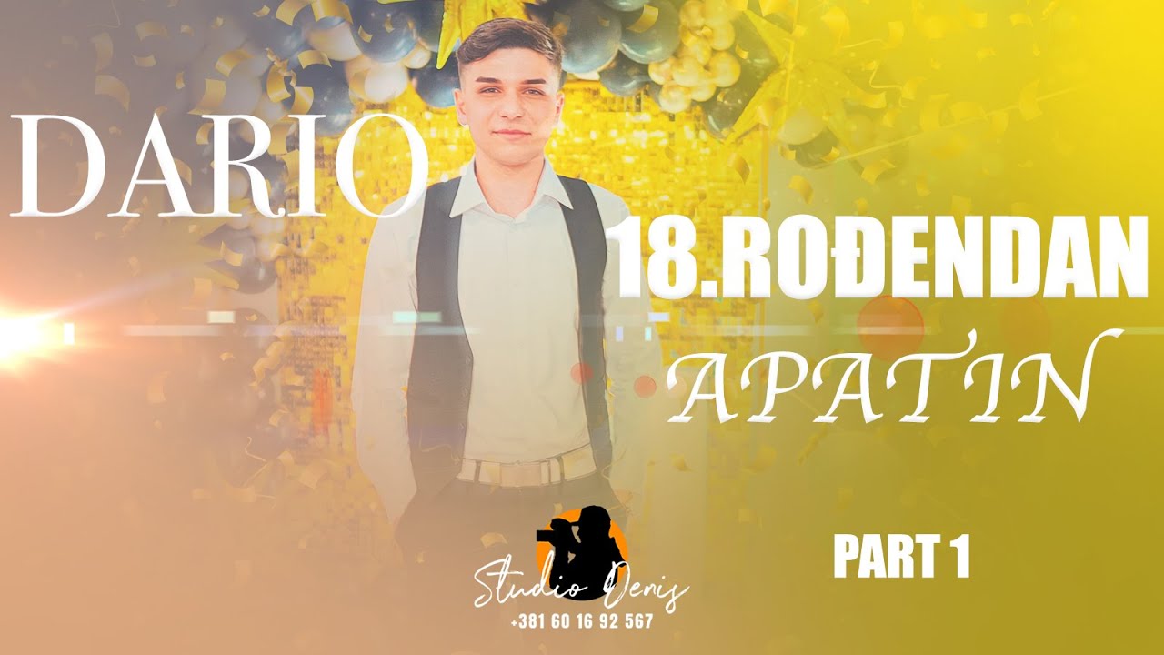 Dario 18. Rođendan Apatin - Orkestar Zoki Bend Apatin Part 1