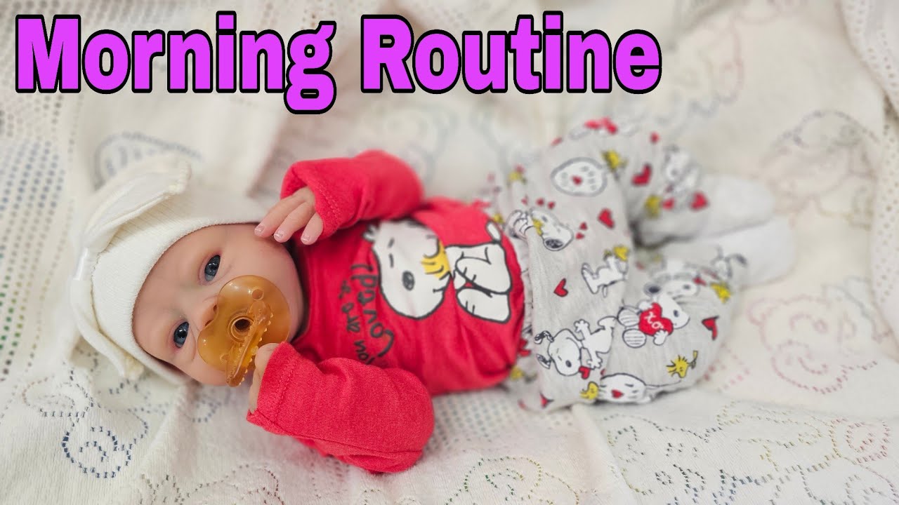 Realistic Reborn Morning Routine | Changing Two Silicone Baby Dolls