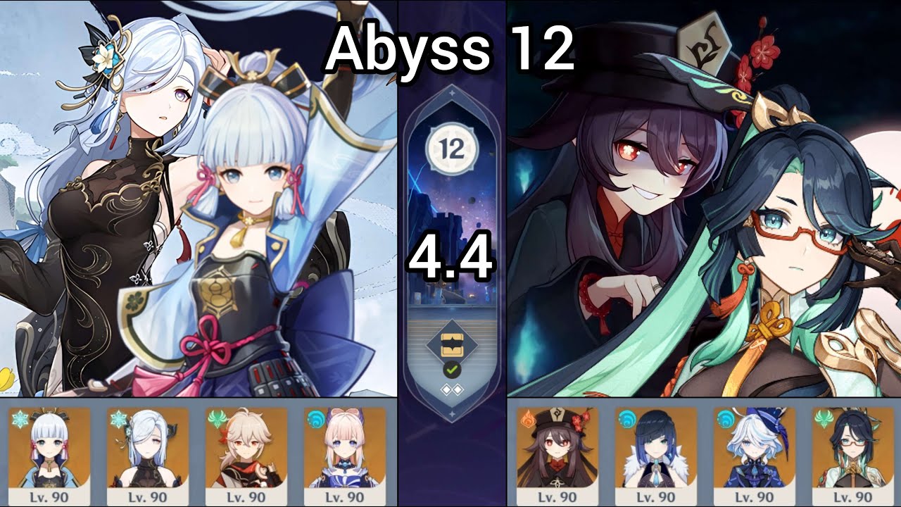 Trying Out Plunge Hu Tao | Spiral Abyss 4.4 | Ayaka & Hu Tao | Floor 12 - 9★