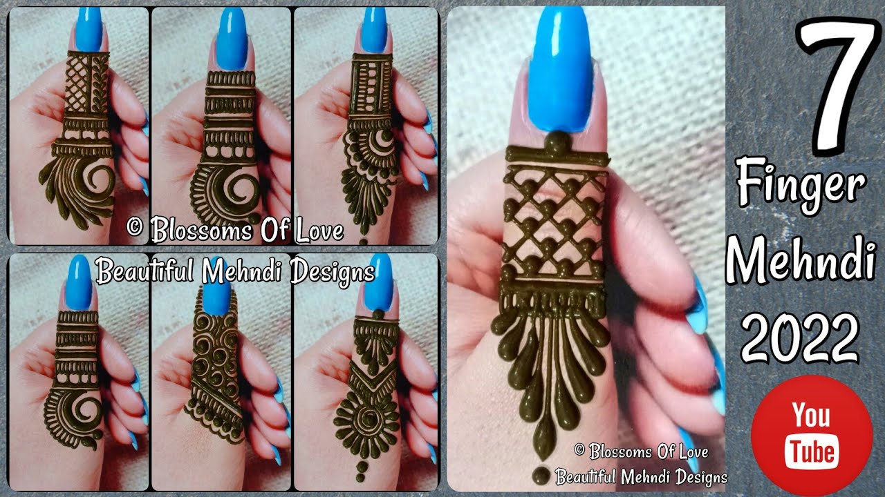 7 Lovely Finger Mehndi Design 2022 || Thumb Tattoo Mehndi || Finger Mehndi Design || Funky Fingers