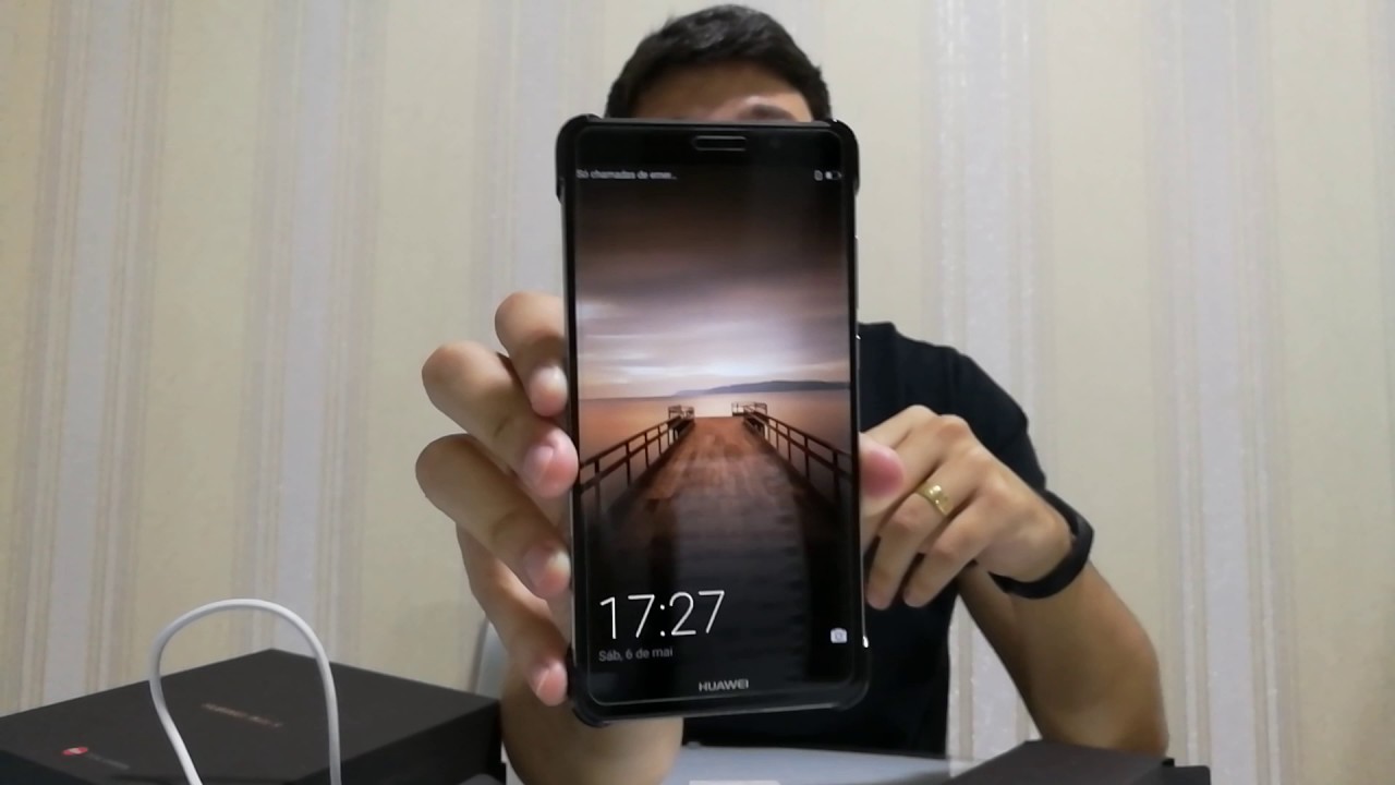 Unboxing e Primeiras Impressões Huawei Mate 9 em Português Brasil (PT-BR)