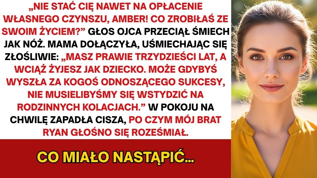 Na kolacji rodzice nazwali mnie &bdquo;bezużyteczną&rdquo; &mdash; aż powiedziałam jedno zdanie, co zmieniło wszystko