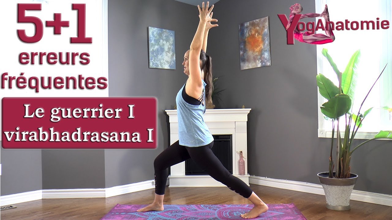 YogAnatomie : 5+1 erreurs fréquentes dans le guerrier I (virabhadrasana I) (121/365)