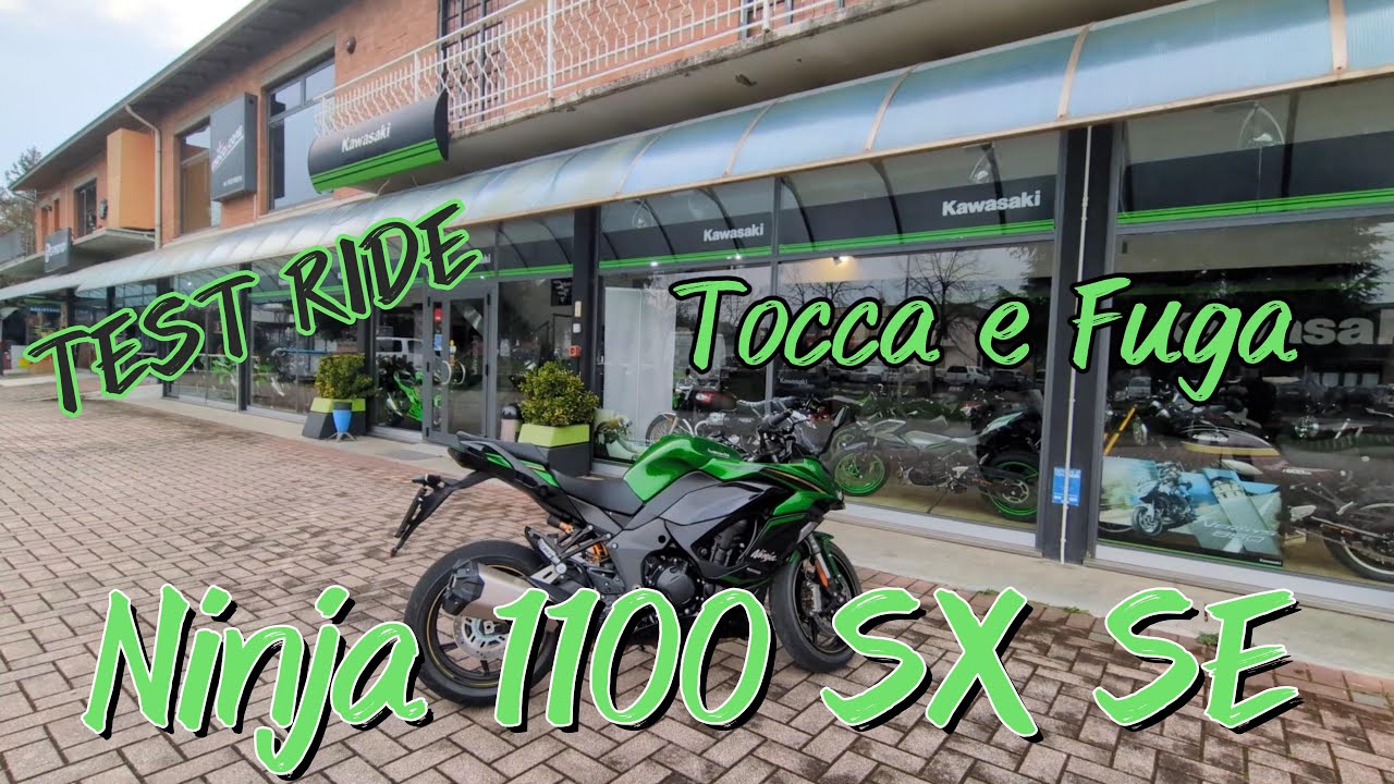 🔥 Tocca e Fuga: Kawasaki Ninja 1100 SX SE – Test Ride e Prime Sensazioni!