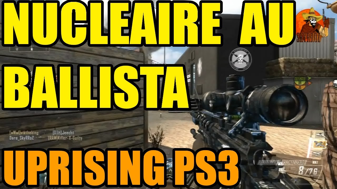 Nucléaire au Ballista sur Studio | Black ops 2 uprising sniper nucleaire gameplay ps3