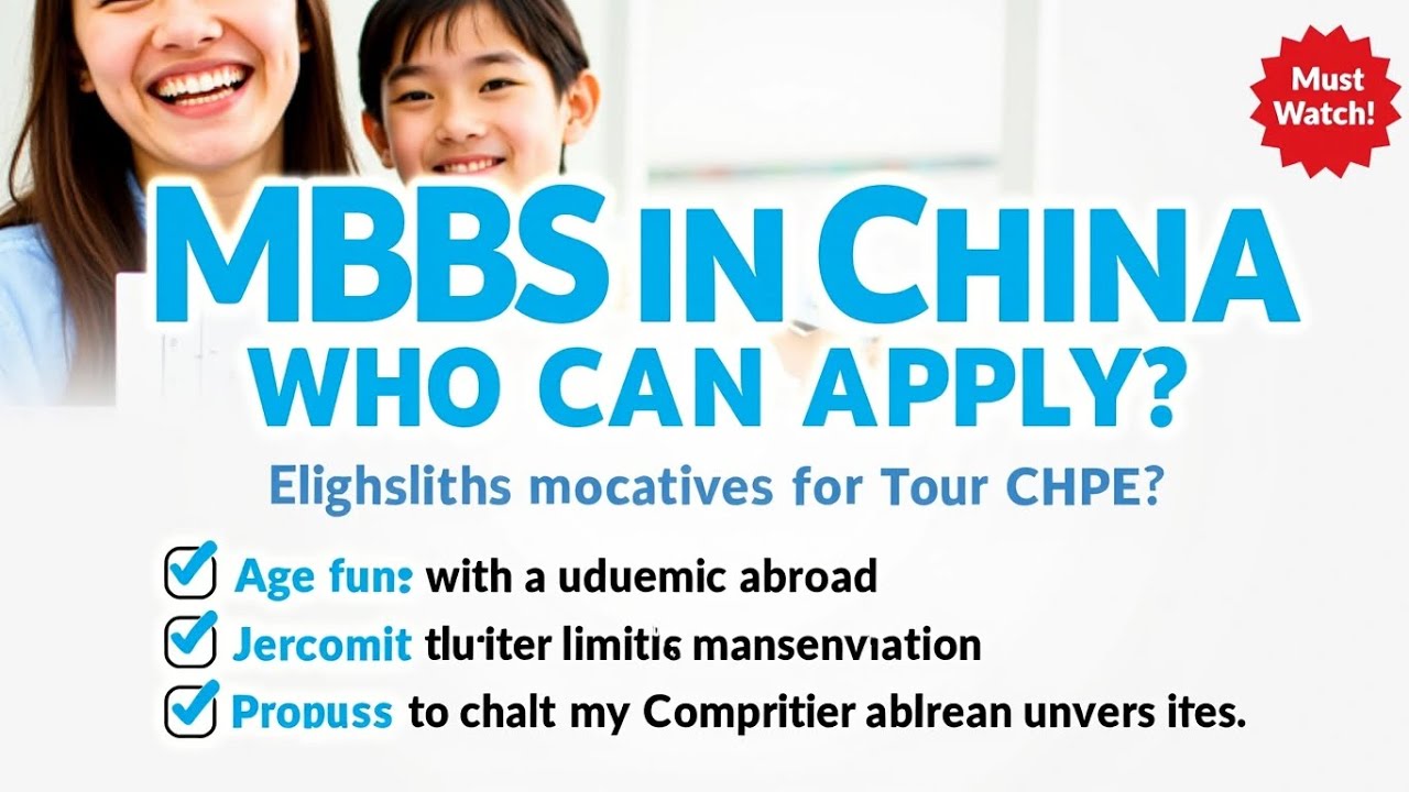 Eligibility Criteria for MBBS in China &ndash; Everything You Need to Know #mbbsinchina