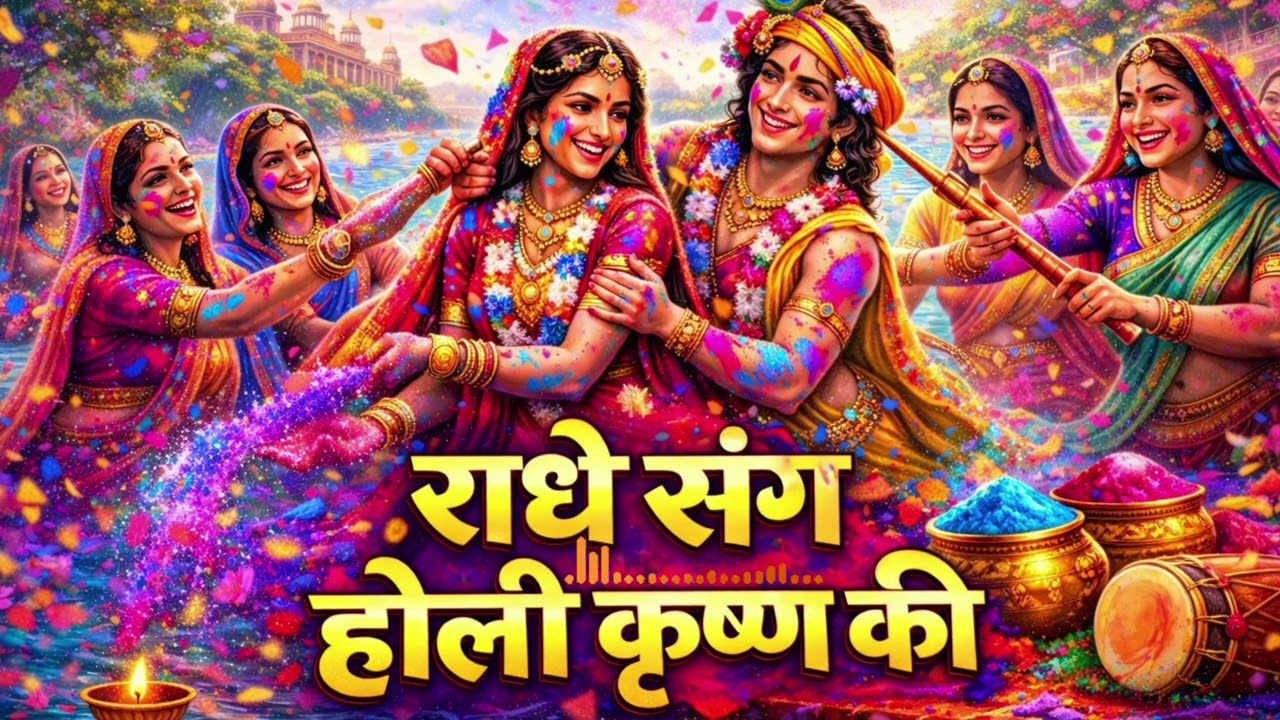 Holi Ke Gana 2026 | राधे संग होली कृष्ण की | Vrindavan Holi Ka Gana | Holi Geet | Holi Gana Hindi