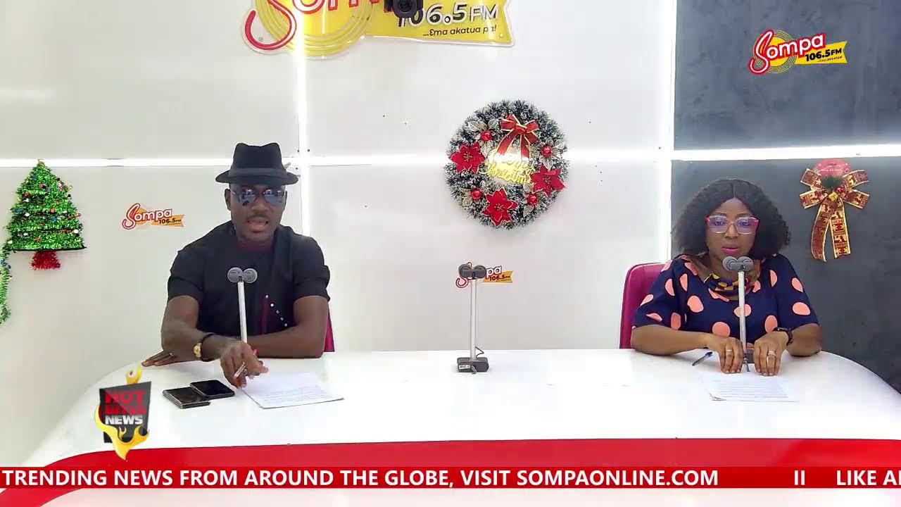HOT BITE NEWS LIVE ON SOMPA 106.5 FM WITH APAM DADAA, ADWOA ASARE & OBREMPONG 01/22/26 BY AUGUSTINE