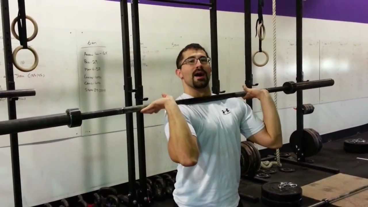 Mobility for the front rack and Jerk position