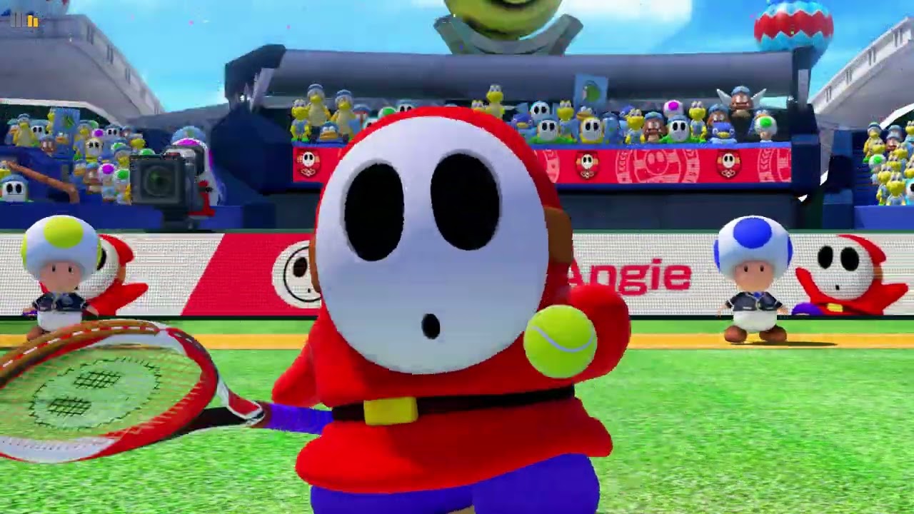 Mario Tennis Aces - Simple doubles casuals w/ am i macman, Angie, さくチル (sakuchil)